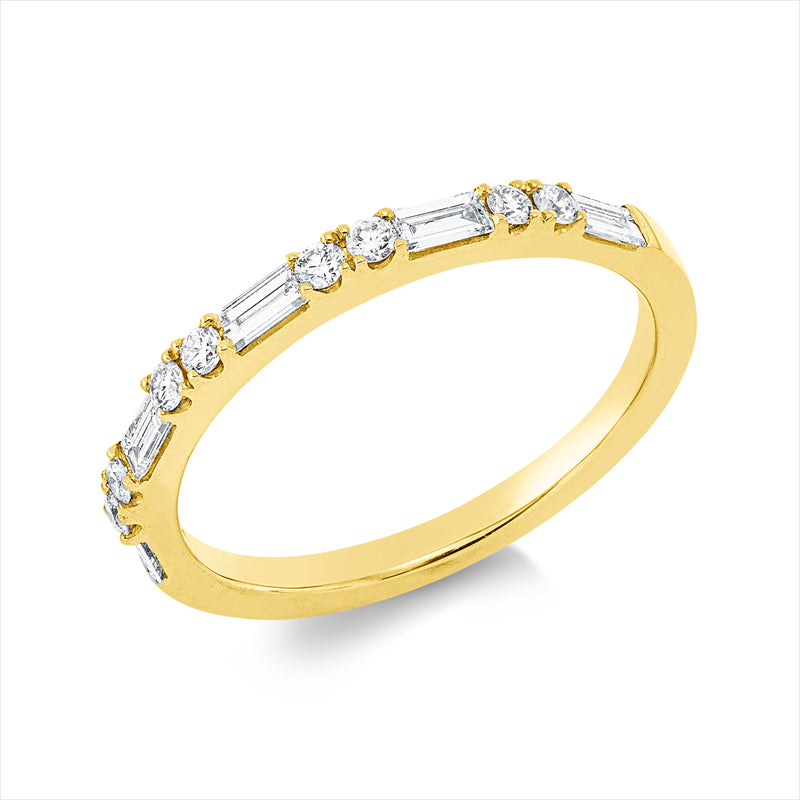 Ring    aus 750/-18 Karat Gelbgold mit 13 Diamanten 0