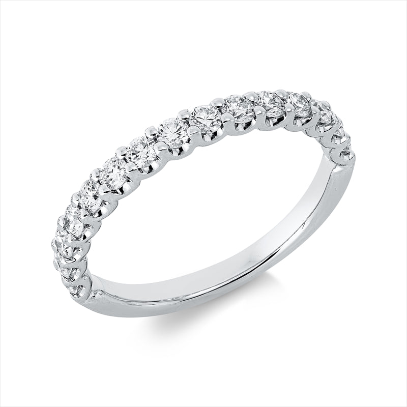 Ring    aus 750/-18 Karat Weißgold mit 15 Diamanten 0