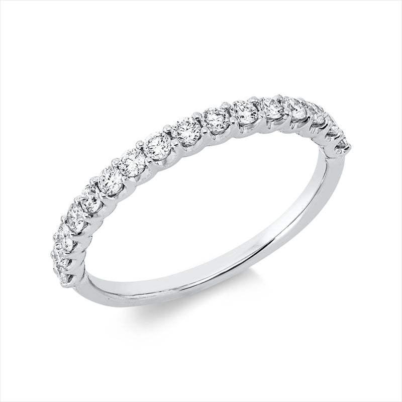 Ring    aus 750/-18 Karat Weißgold mit 16 Diamanten 0