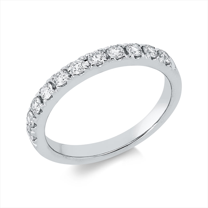 Ring    aus 750/-18 Karat Weißgold mit 11 Diamanten 0