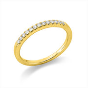 Ring    aus 750/-18 Karat Gelbgold mit 13 Diamanten 0