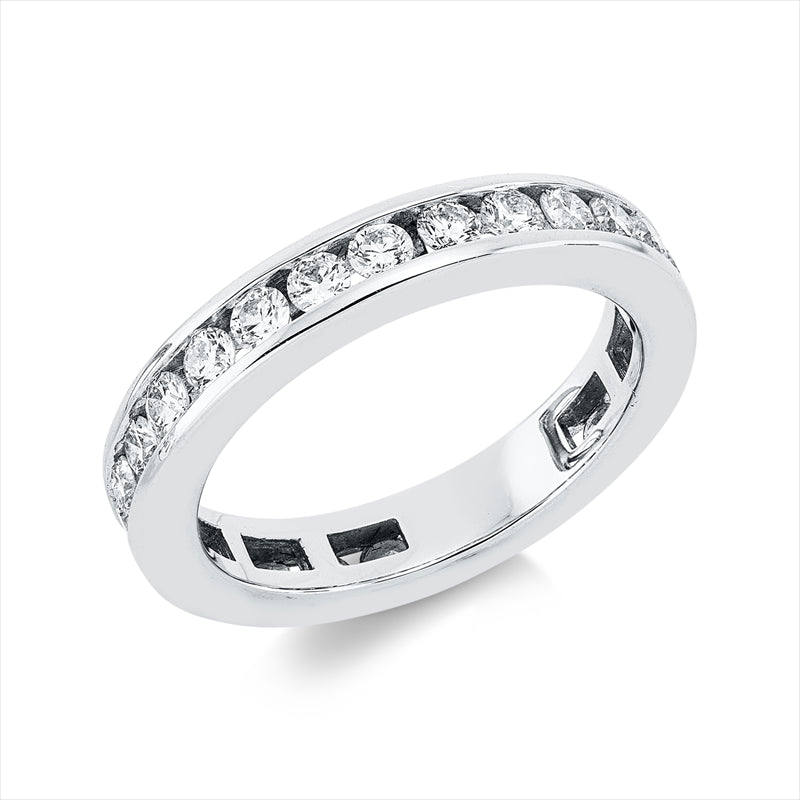 Ring    aus 750/-18 Karat Weißgold mit 27 Diamanten 1