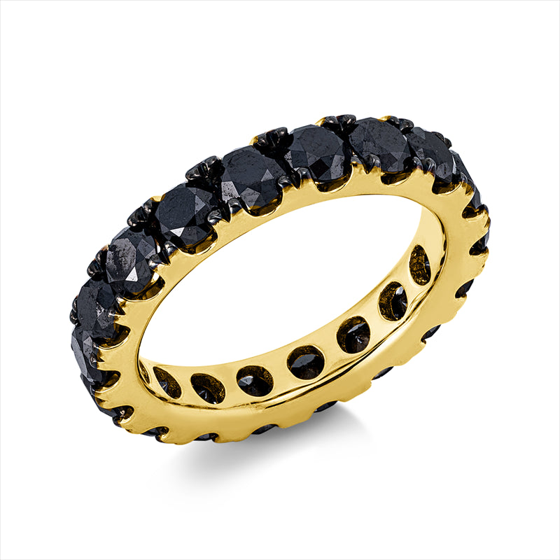 Ring    aus 750/-18 Karat Gelbgold mit 18 Diamanten 4