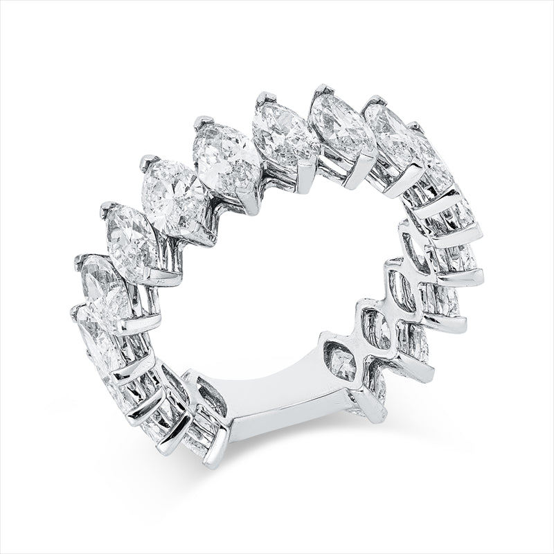 Ring    aus 750/-18 Karat Weißgold mit 17 Diamanten 5