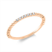 Ring    aus 750/-18 Karat Rotgold mit 7 Diamanten 0