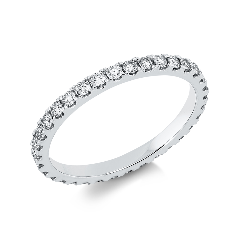 Ring    aus 750/-18 Karat Weißgold mit 34 Diamanten 0