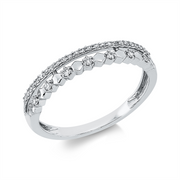 Ring    aus 750/-18 Karat Weißgold mit 32 Diamanten 0
