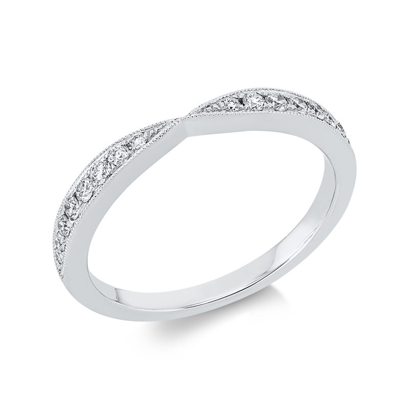 Ring    aus 750/-18 Karat Weißgold mit 16 Diamanten 0