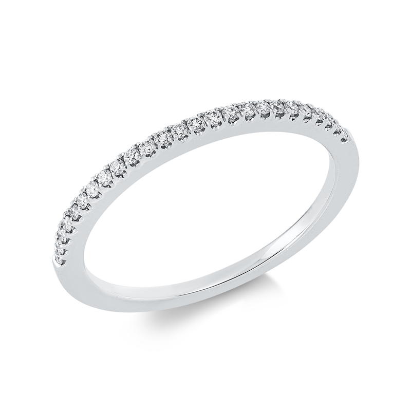 Ring    aus 750/-18 Karat Weißgold mit 25 Diamanten 0
