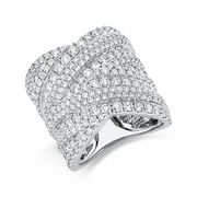 Ring    aus 750/-18 Karat Weißgold mit 263 Diamanten 4