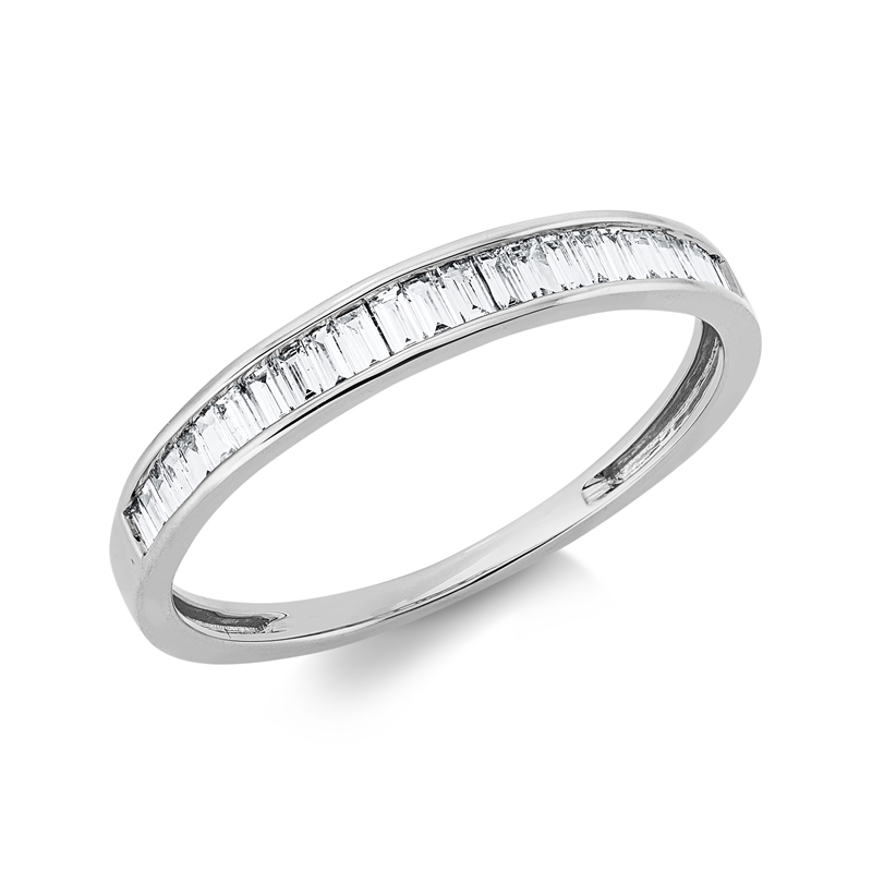 Ring    aus 750/-18 Karat Weißgold mit 28 Diamanten 0