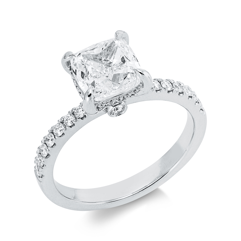 Ring    aus 750/-18 Karat Weißgold mit 39 Diamanten 2