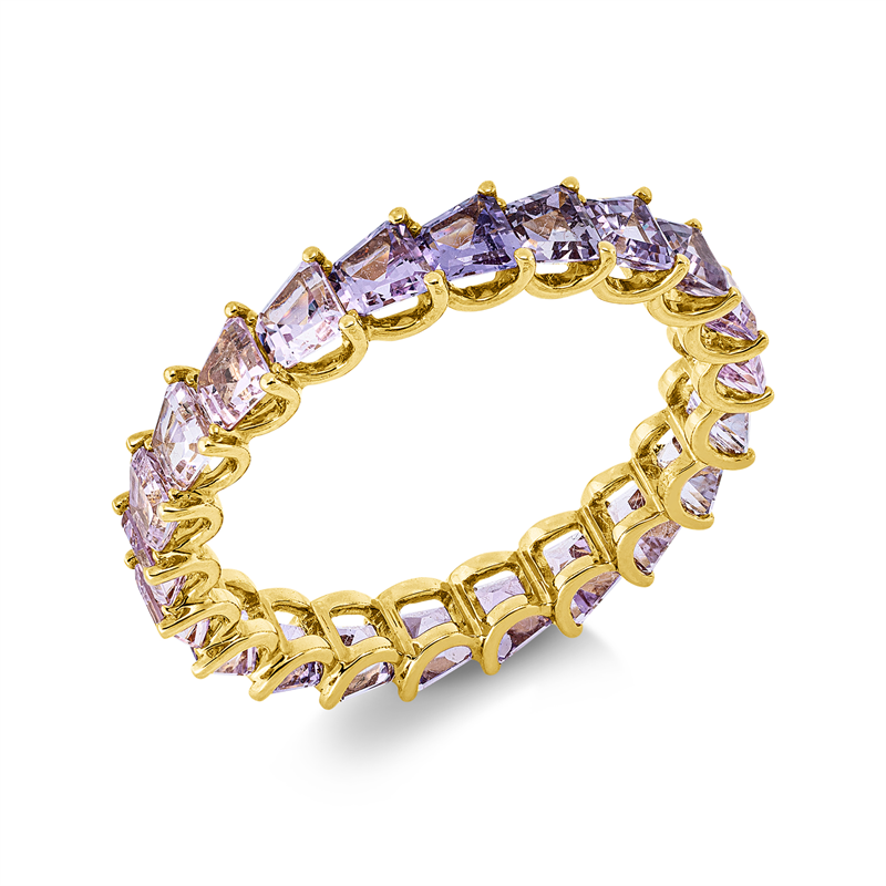 Ring mit Saphir  aus 750/-18 Karat Gelbgold  