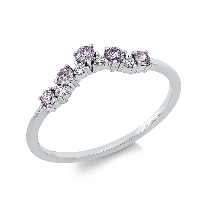 M:\model\1jv34w-m.jpg    aus 750/-18 Karat Weißgold mit 9 Diamanten 0