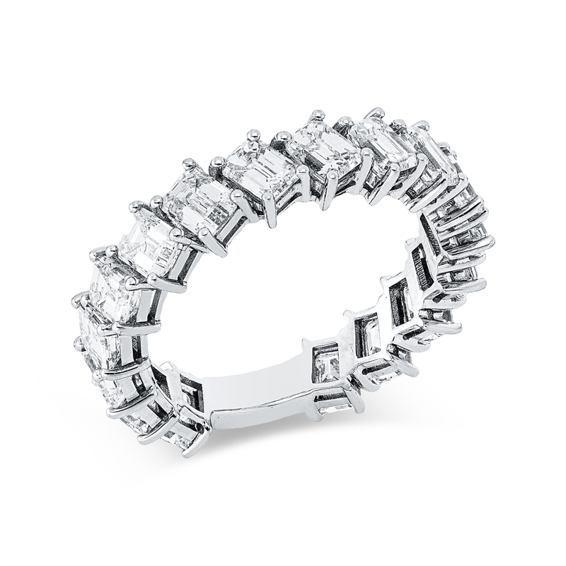 Ring    aus 750/-18 Karat Weißgold mit 17 Diamanten 4