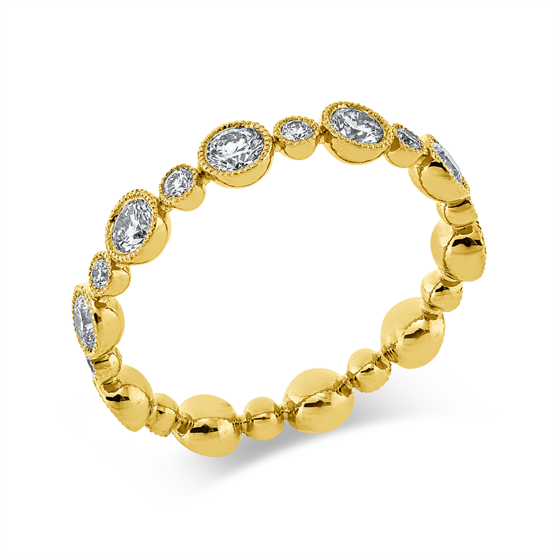 Ring    aus 750/-18 Karat Gelbgold mit 20 Diamanten 1