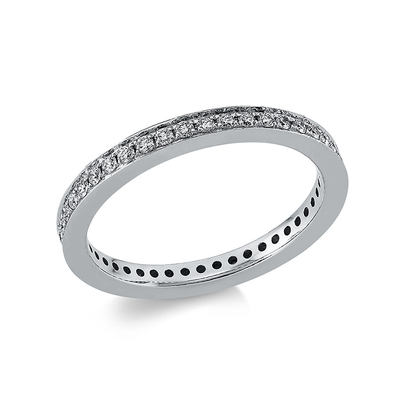 Ring    aus 585/-14 Karat Weißgold mit 44 Diamanten 0