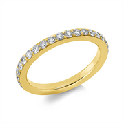 Ring    aus 750/-18 Karat Gelbgold mit 34 Diamanten 1 ct