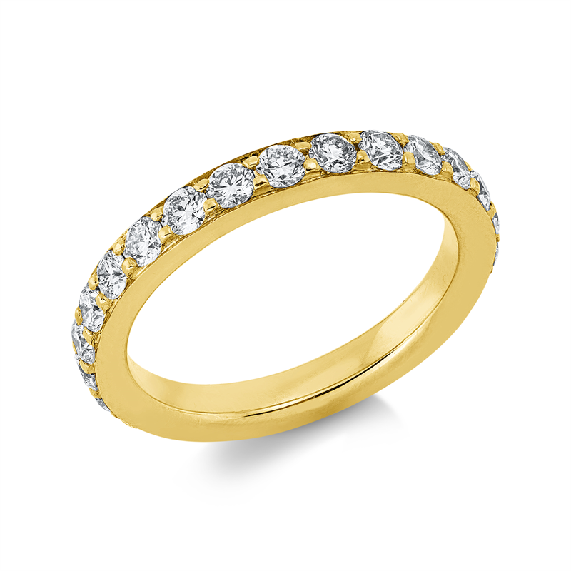 Ring    aus 750/-18 Karat Gelbgold mit 26 Diamanten 1