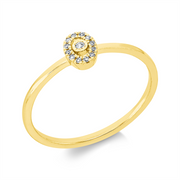 Ring    aus 750/-18 Karat Gelbgold mit 13 Diamanten 0