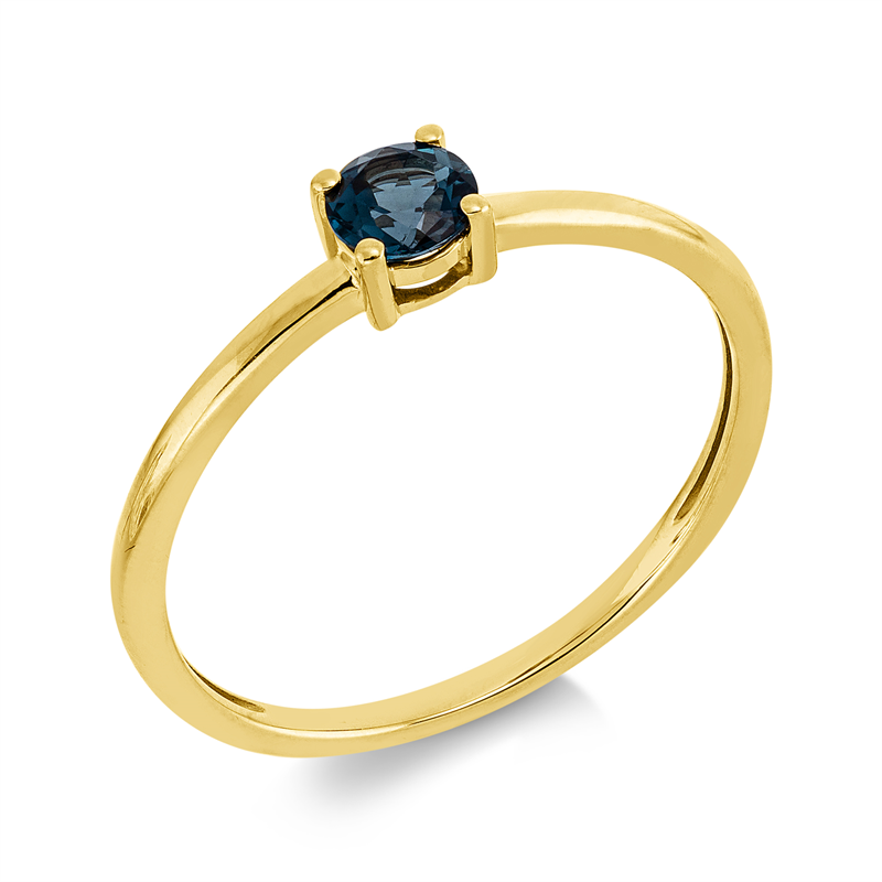 Ring mit Topas  aus 750/-18 Karat Gelbgold  