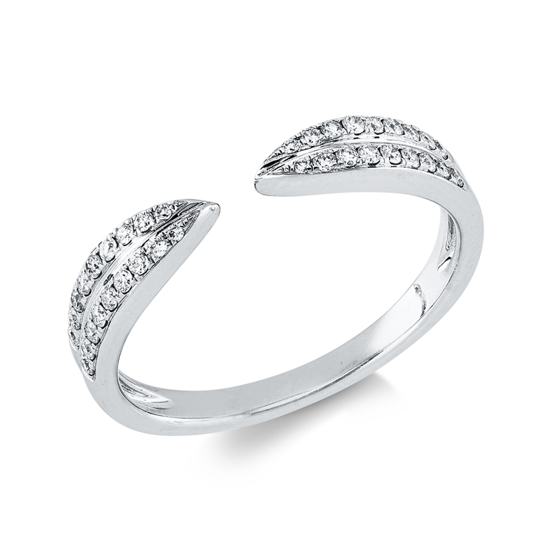 Ring    aus 750/-18 Karat Weißgold mit 36 Diamanten 0
