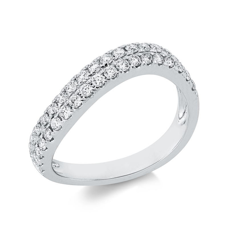 Ring    aus 750/-18 Karat Weißgold mit 38 Diamanten 0