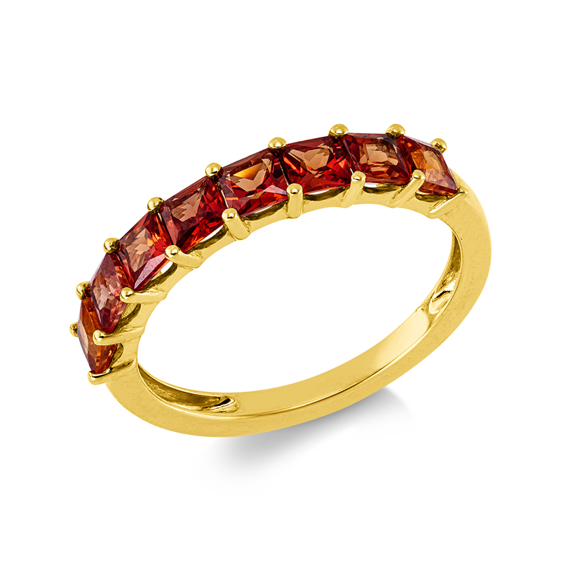 Ring mit Saphir  aus 750/-18 Karat Gelbgold  