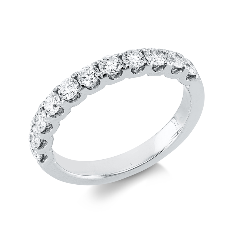 Ring    aus 750/-18 Karat Weißgold mit 11 Diamanten 0