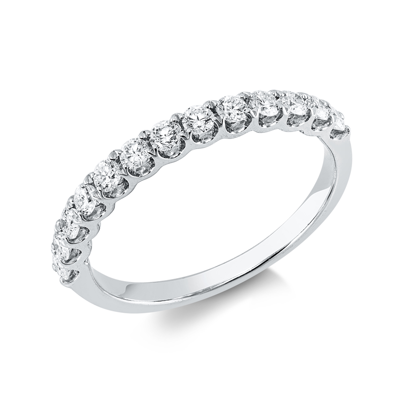 Ring    aus 750/-18 Karat Weißgold mit 13 Diamanten 0