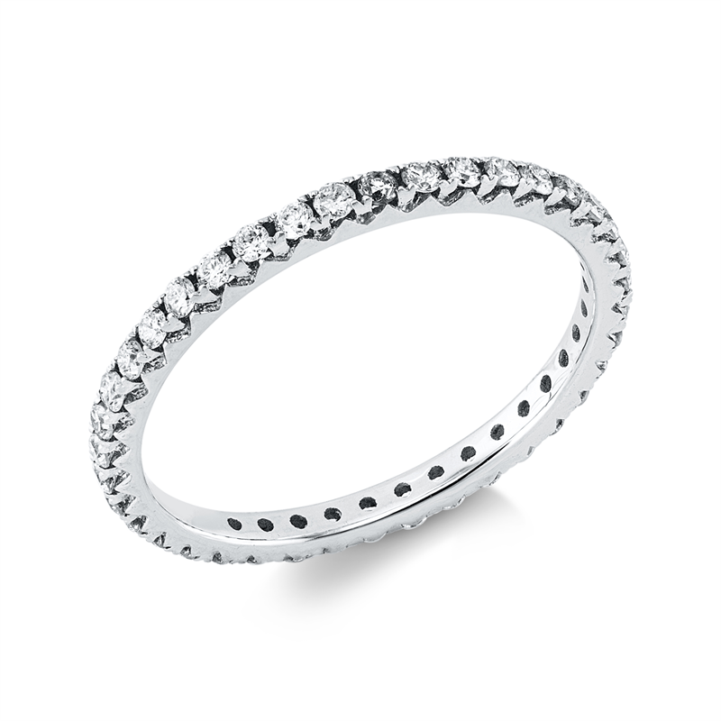 Ring    aus 750/-18 Karat Weißgold mit 39 Diamanten 0