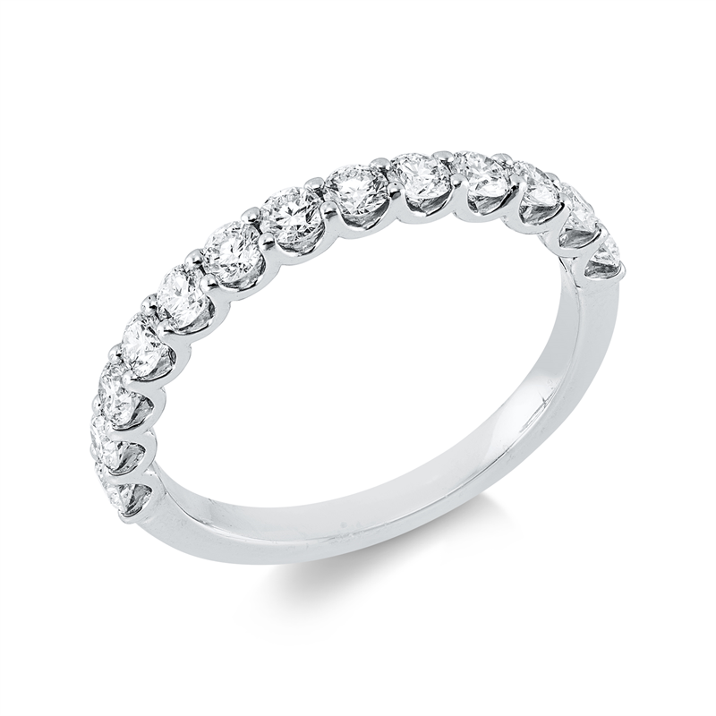Ring    aus 750/-18 Karat Weißgold mit 13 Diamanten 0