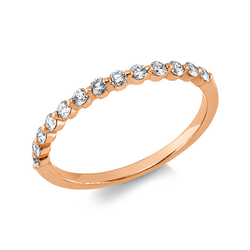 Ring    aus 750/-18 Karat Rotgold mit 13 Diamanten 0