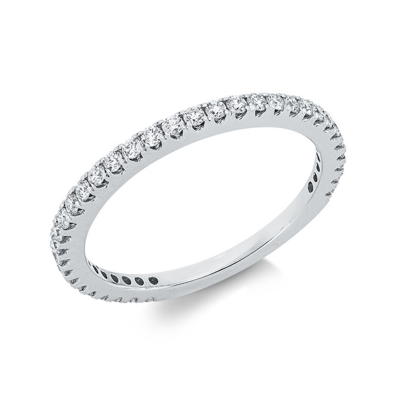 Ring    aus 750/-18 Karat Weißgold mit 34 Diamanten 0