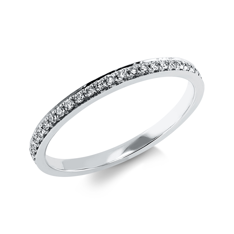 Ring    aus 750/-18 Karat Weißgold mit 36 Diamanten 0