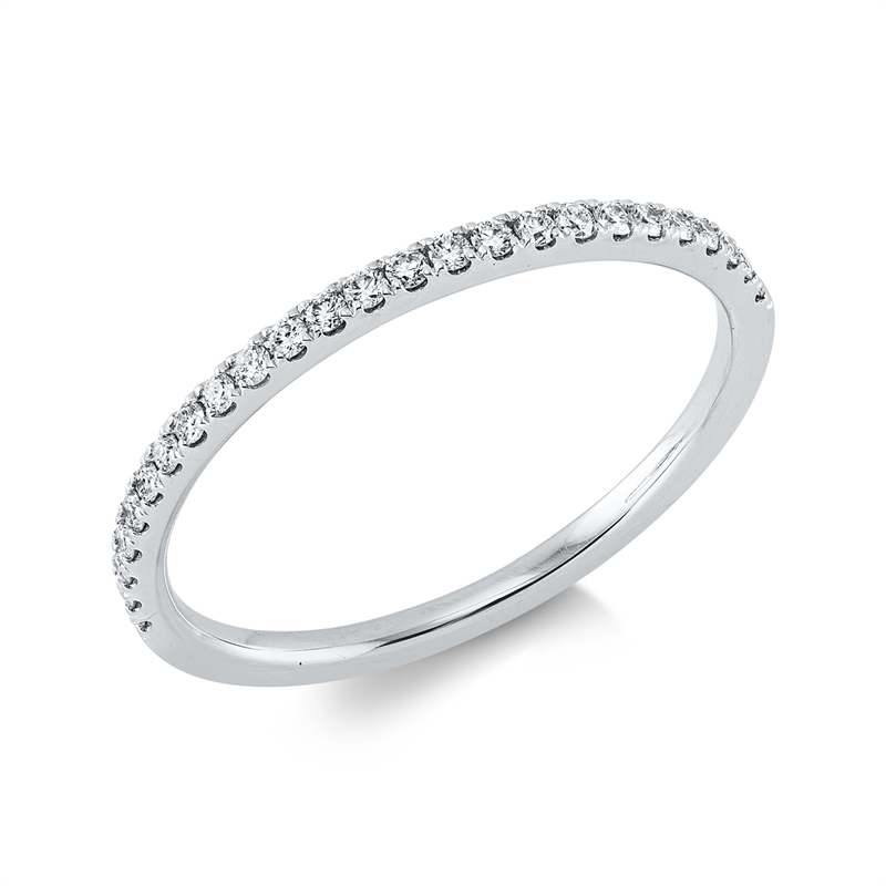 Ring    aus 750/-18 Karat Weißgold mit 25 Diamanten 0