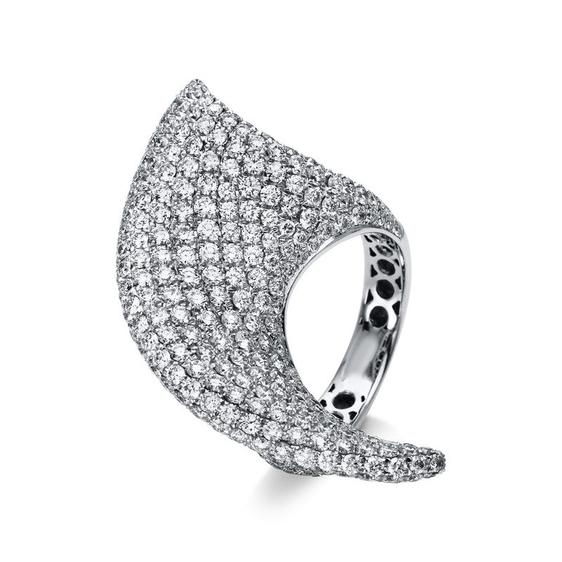 Ring    aus 750/-18 Karat Weißgold mit 349 Diamanten 5