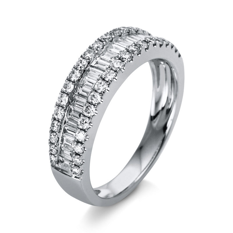 Ring    aus 750/-18 Karat Weißgold mit 61 Diamanten 0