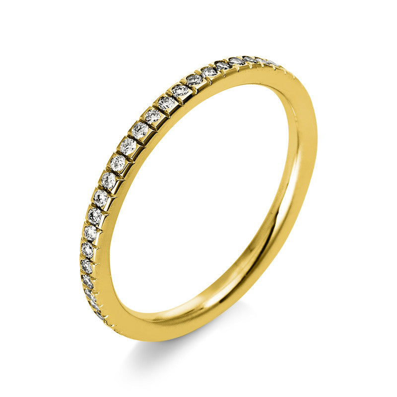 Ring    aus 750/-18 Karat Gelbgold mit 48 Diamanten 0