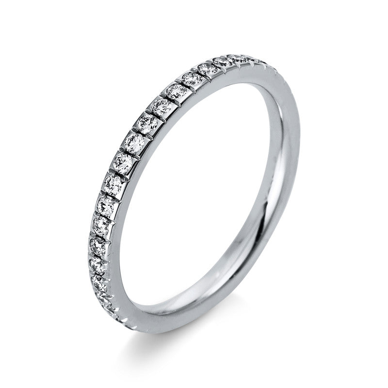 Ring    aus 750/-18 Karat Weißgold mit 40 Diamanten 0