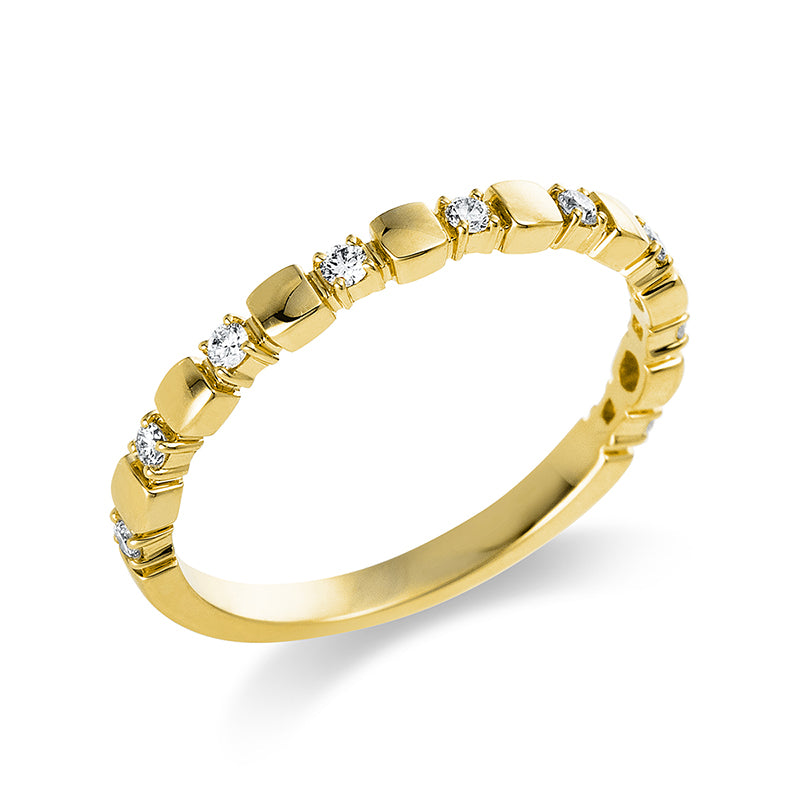 Ring - Moderner Schmuck aus Gold mit Diamanten - 1Q399