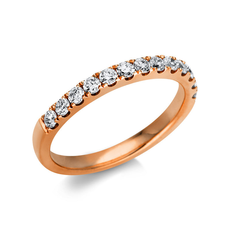 Ring    aus 750/-18 Karat Rotgold mit 13 Diamanten 0