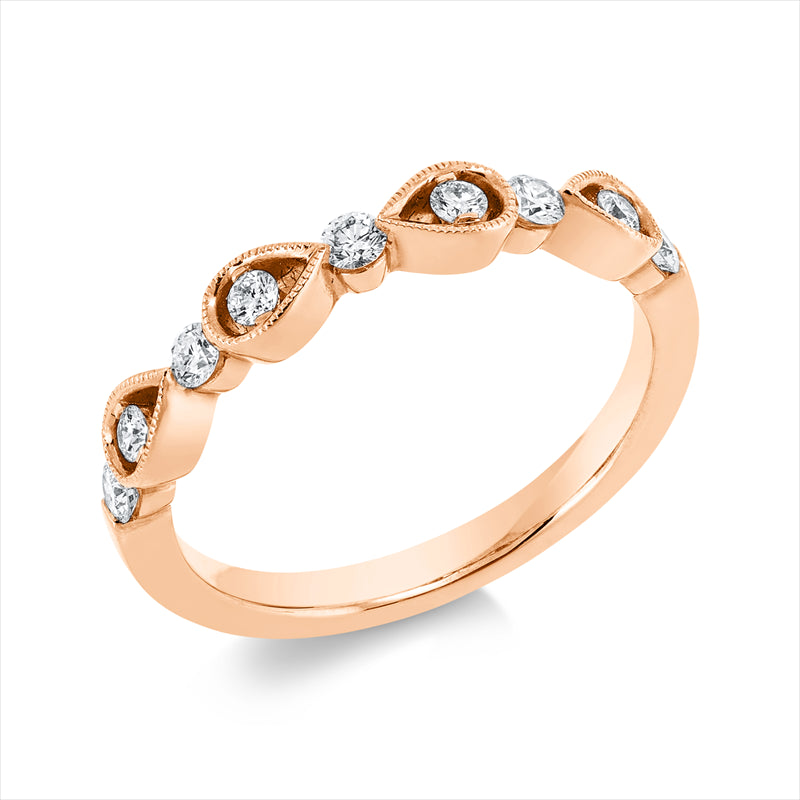 Ring - Moderner Schmuck aus Gold mit Diamanten - 1T181