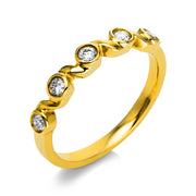 Ring - Moderner Schmuck aus Gold mit Diamanten - 1T267