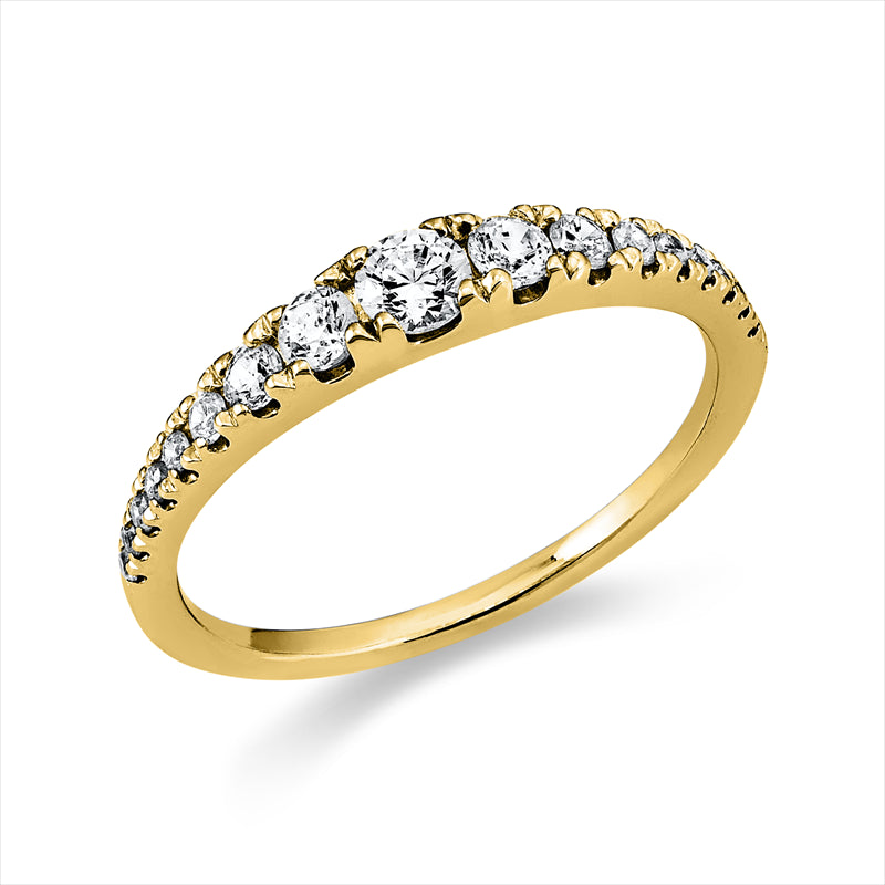 Ring - Moderner Schmuck aus Gold mit Diamanten - 1T326