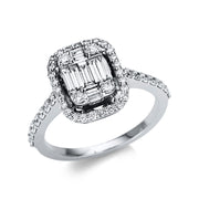 Ring aus Gold mit Diamanten, -Symbol - 1U114