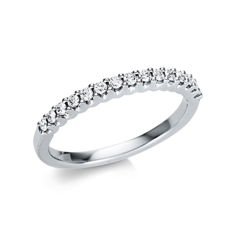 Ring    aus 750/-18 Karat Weißgold mit 15 Diamanten 0