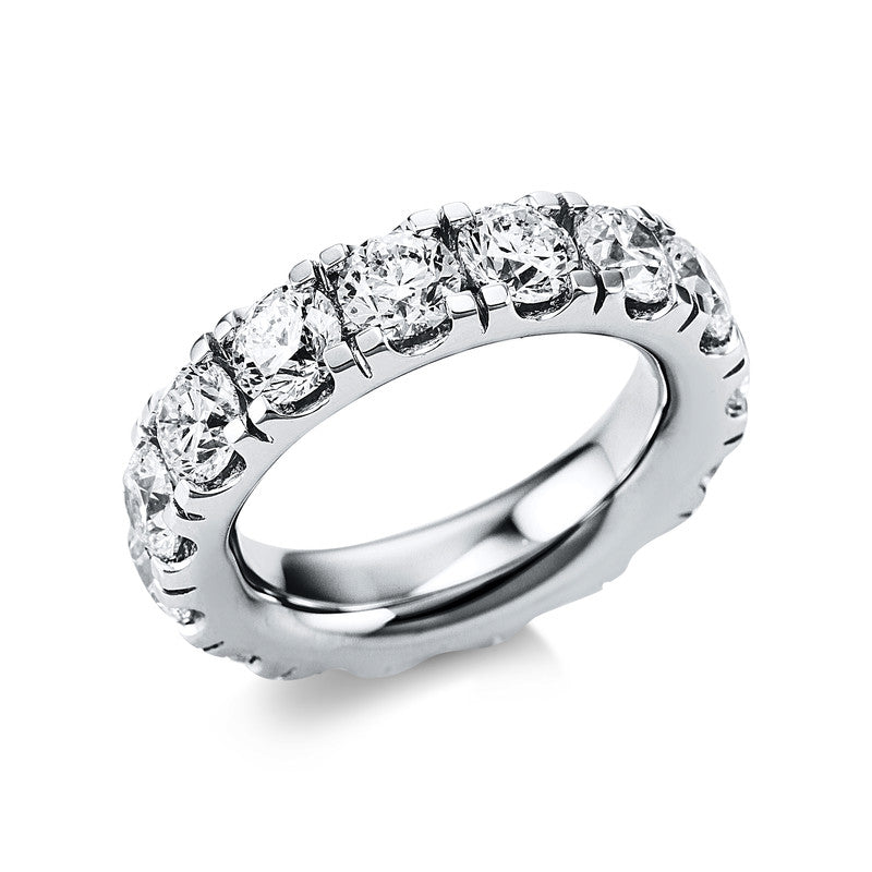 Ring    aus 750/-18 Karat Weißgold mit 15 Diamanten 6