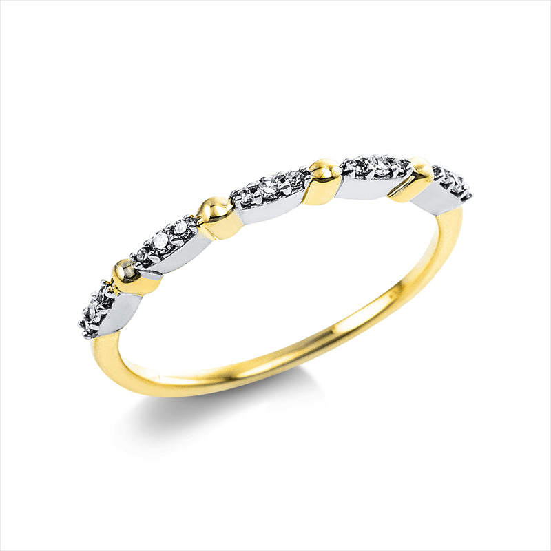 Ring - Moderner Schmuck aus Gold mit Diamanten - 1V632