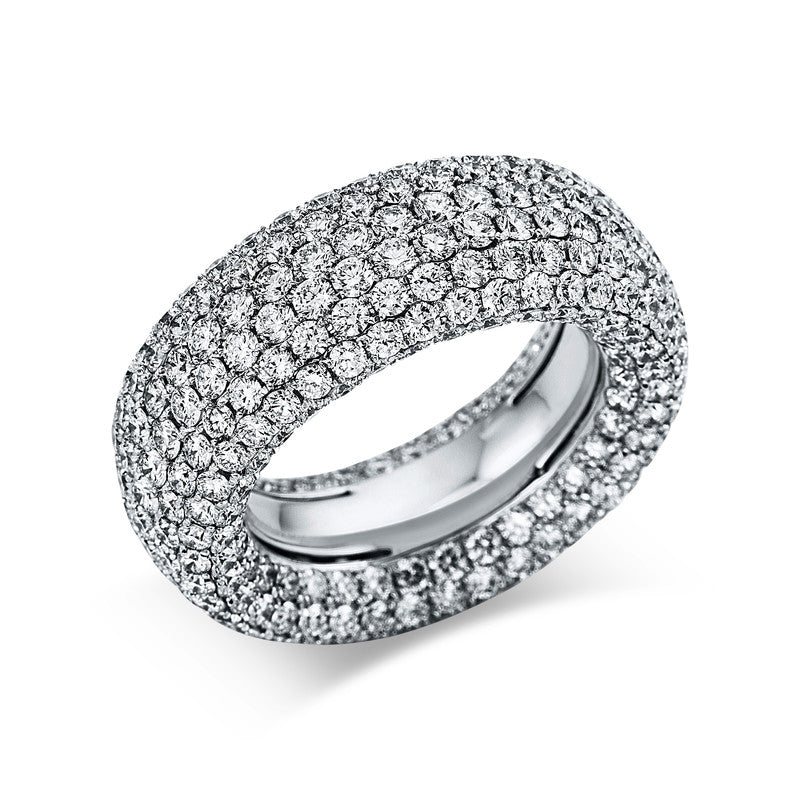Ring    aus 750/-18 Karat Weißgold mit 386 Diamanten 7